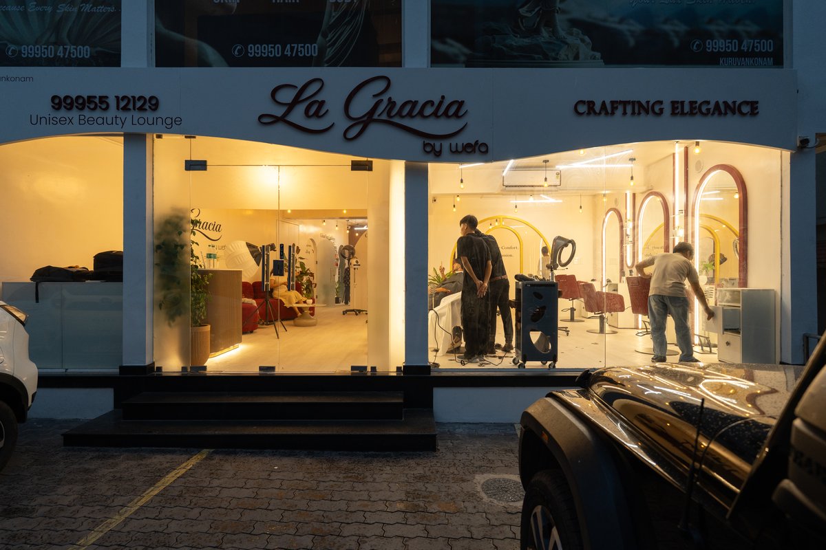 La Gracia by WEFA storefront, Kowdiar Trivandrum